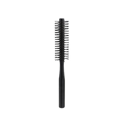 Simple Solid Color Theaceae & Wooden Roller Comb for Hair Styling