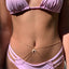 Basic Solid Color Crescent Layered Tassel Waist Chain