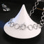Solid Color Metal Chain Belt with Hollow Circle Design for Women