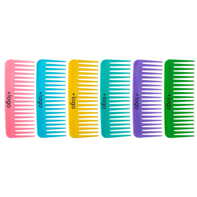 Basic Solid Color Wide-Tooth Detangling Comb