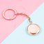 18K Gold Plated Stainless Steel Photo Locket Keychain