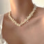 Beach Baroque Coral Stainless Steel Women's Necklace