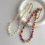 Beach Baroque Coral Stainless Steel Women's Necklace