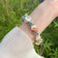 Geometric Shell Irregular Women's Bracelet - Ocean Inspired Layered Design