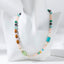 Beach Style Colorful Crystal Beaded Necklace with Freshwater Pearls