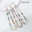 Beach Style Colorful Crystal Beaded Necklace with Freshwater Pearls