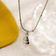 18K Gold Plated Conch Pendant Necklace with Stainless Steel Snake Chain