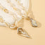 Beach Style White Shell Pendant Necklace for Women