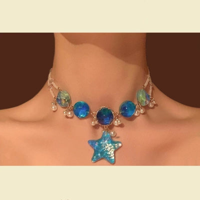 Beach Starfish Resin Women's Necklace