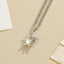 Beach Tortoise Silver Plated Adjustable Pendant Necklace for Women