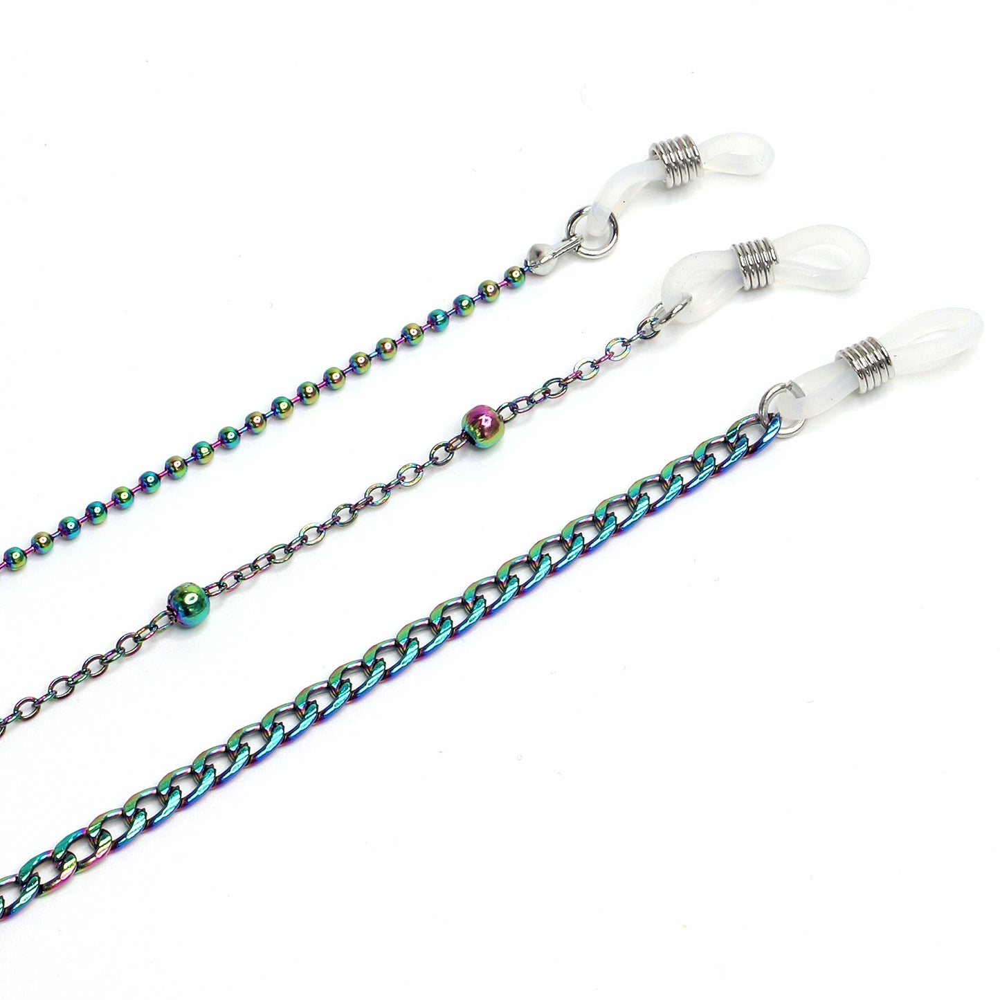 Colorful Beaded Non-Slip Sunglasses Chain Anti-Lost Fashion Accessory