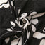 Black and White Printed Cotton Linen Long Scarf Shawl