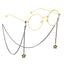 Black Pentagram Pendant Fashion Sunglasses Chain Necklace