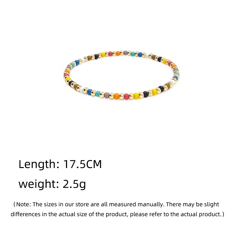 Bohemian Colorful Evil Eye Beaded Friendship Bracelets