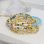 Bohemian Colorful Evil Eye Beaded Friendship Bracelets