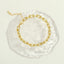 Bohemian Black Onyx Beaded Necklace and Bracelet Jewelry Set with 18k Gold Plated Pentagram Charm