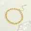 Bohemian Black Onyx Beaded Necklace and Bracelet Jewelry Set with 18k Gold Plated Pentagram Charm