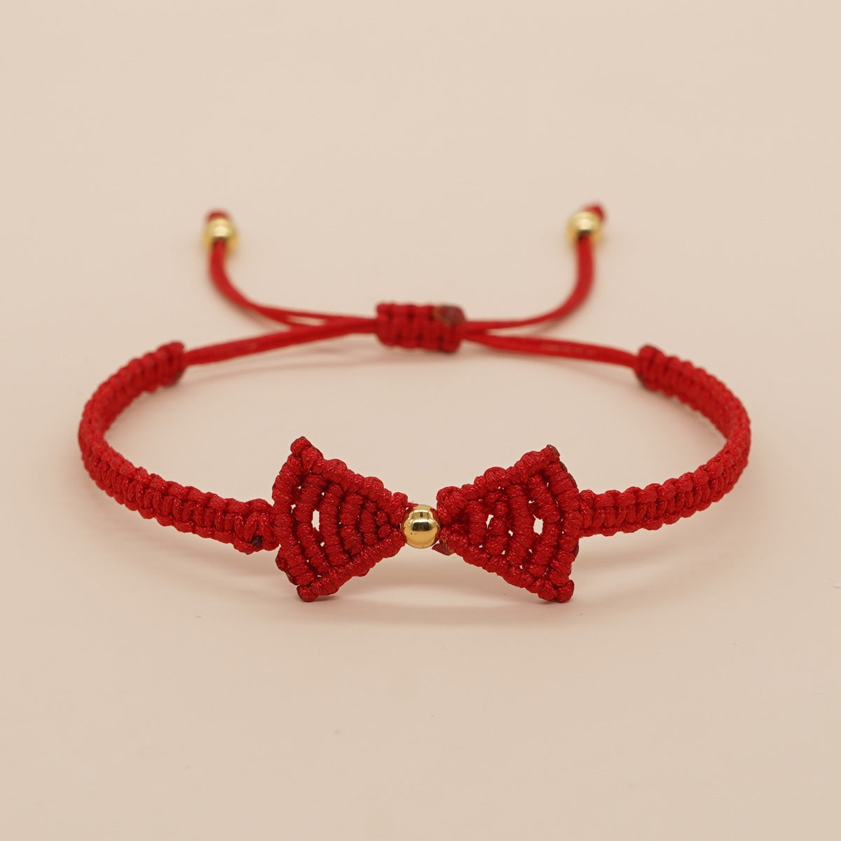 Bohemian Bow Knot Red Rope Women's Bracelet