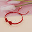 Bohemian Bow Knot Red Rope Women's Bracelet