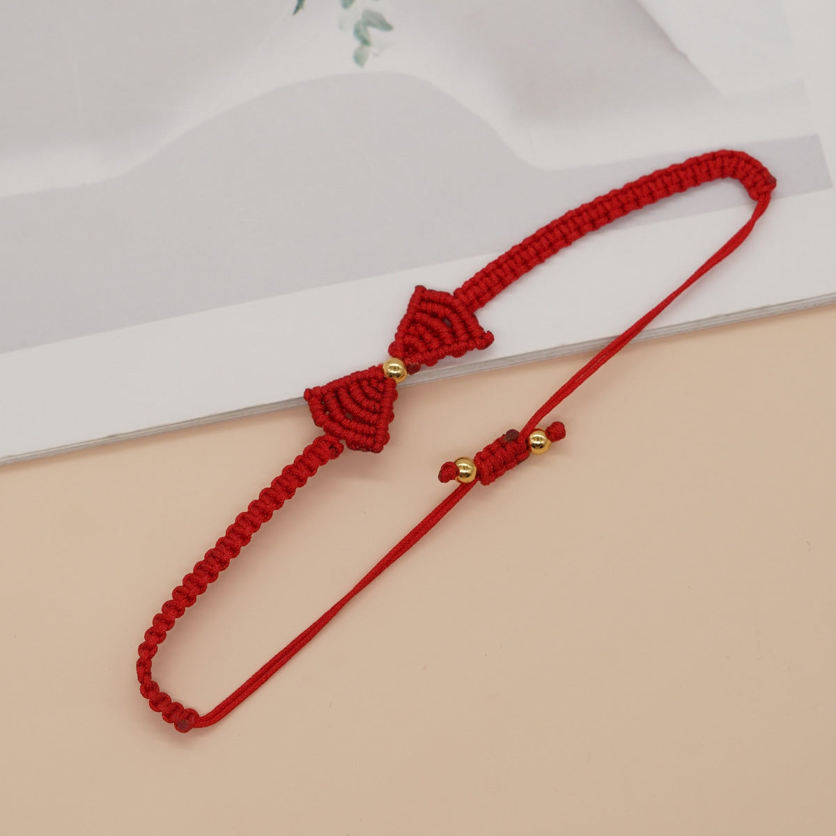 Bohemian Bow Knot Red Rope Women's Bracelet