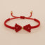 Bohemian Bow Knot Red Rope Women's Bracelet