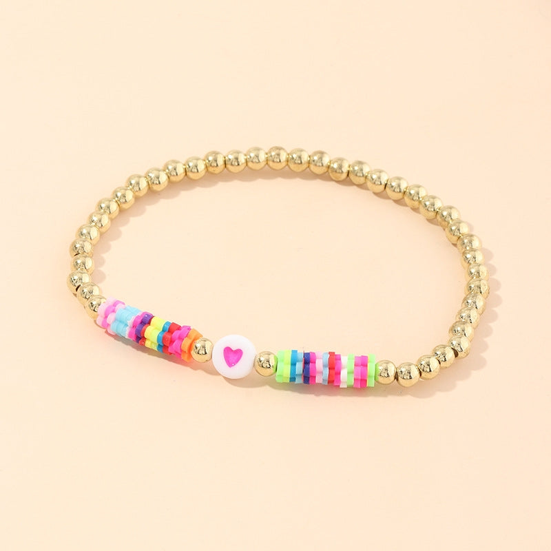 Bohemian Colorful Ceramic Bead Friendship Bracelet