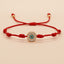 Bohemian Eye Alloy Rope Handmade Women's Bracelet