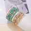 Bohemian Geometric Crystal Beaded Women's Bracelet Set