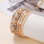 Bohemian Geometric Crystal Beaded Women's Bracelet Set