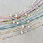 Bohemian Geometric Beaded Freshwater Pearl Necklace 2024 Trendy Layered Choker