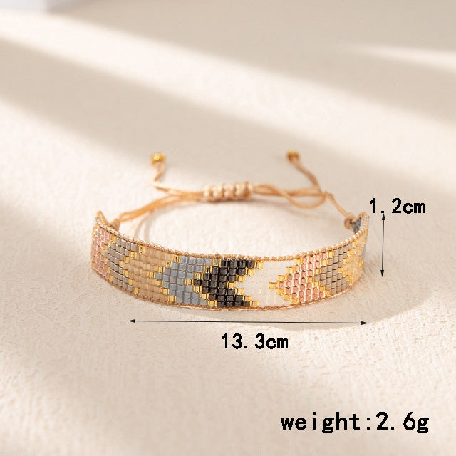 Bohemian Geometric Arrow Miyuki Beaded Handmade Women's Bracelet