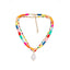 Bohemian Multilayer Geometric Beaded Clay and Pearl Women's Necklace