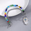 Bohemian Multi-Layer Geometric Stainless Steel Beaded Bracelet