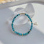 Bohemian Turquoise Geometric Beaded Women's Bracelet