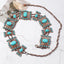 Bohemian Geometric Zinc Alloy Turquoise Women's Chain Belt