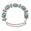 Bohemian Geometric Zinc Alloy Turquoise Women's Chain Belt