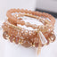 Bohemian Multi-Layer Beaded Tassel Bracelet for Women