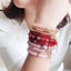 Bohemian Multi-Layer Beaded Tassel Bracelet for Women