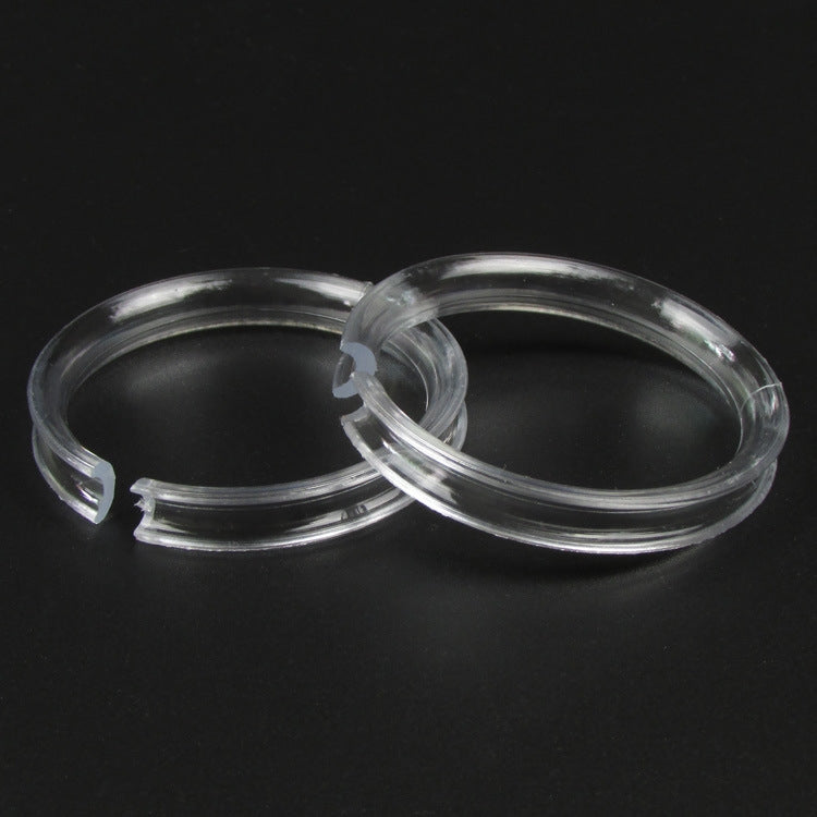 Clear Acrylic Bracelet and Ring Display Stand for Jewelry and Prayer Beads