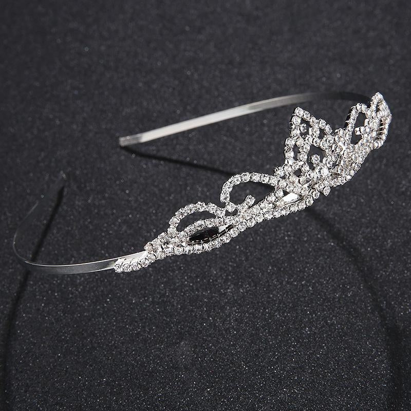 Bridal Rhinestone Tiara Crown Hair Accessories for Weddings