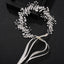 Bridal Leaf Alloy Pearl and Diamond Wedding Headband