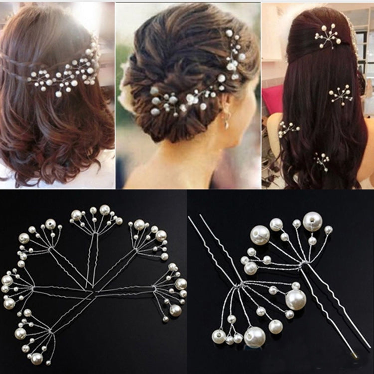 Gypsophila Pearl U-Shaped Hairpin Bridal Hair Accessories