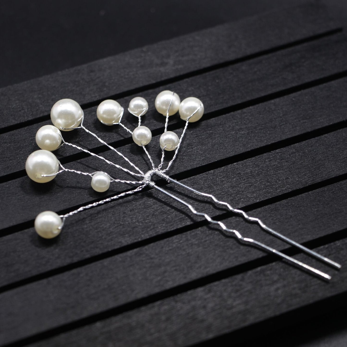 Gypsophila Pearl U-Shaped Hairpin Bridal Hair Accessories