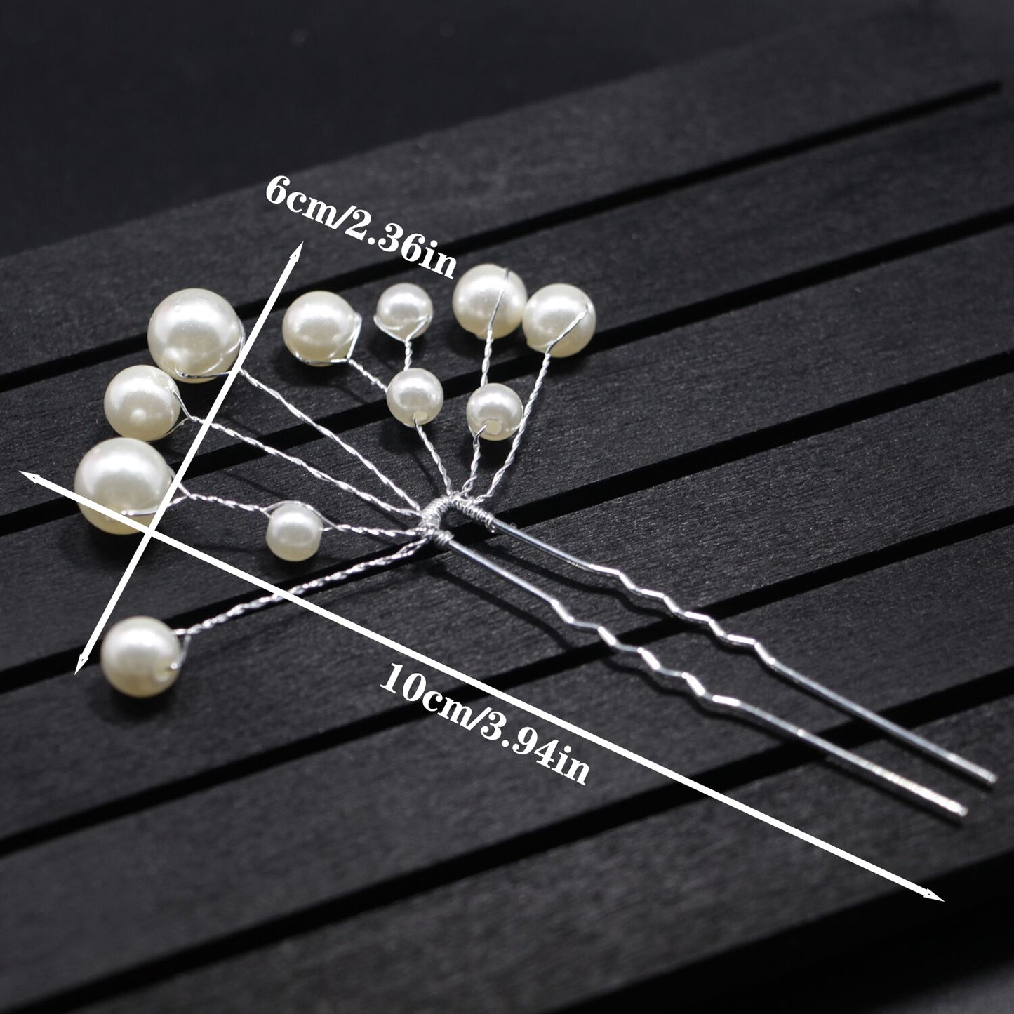 Gypsophila Pearl U-Shaped Hairpin Bridal Hair Accessories