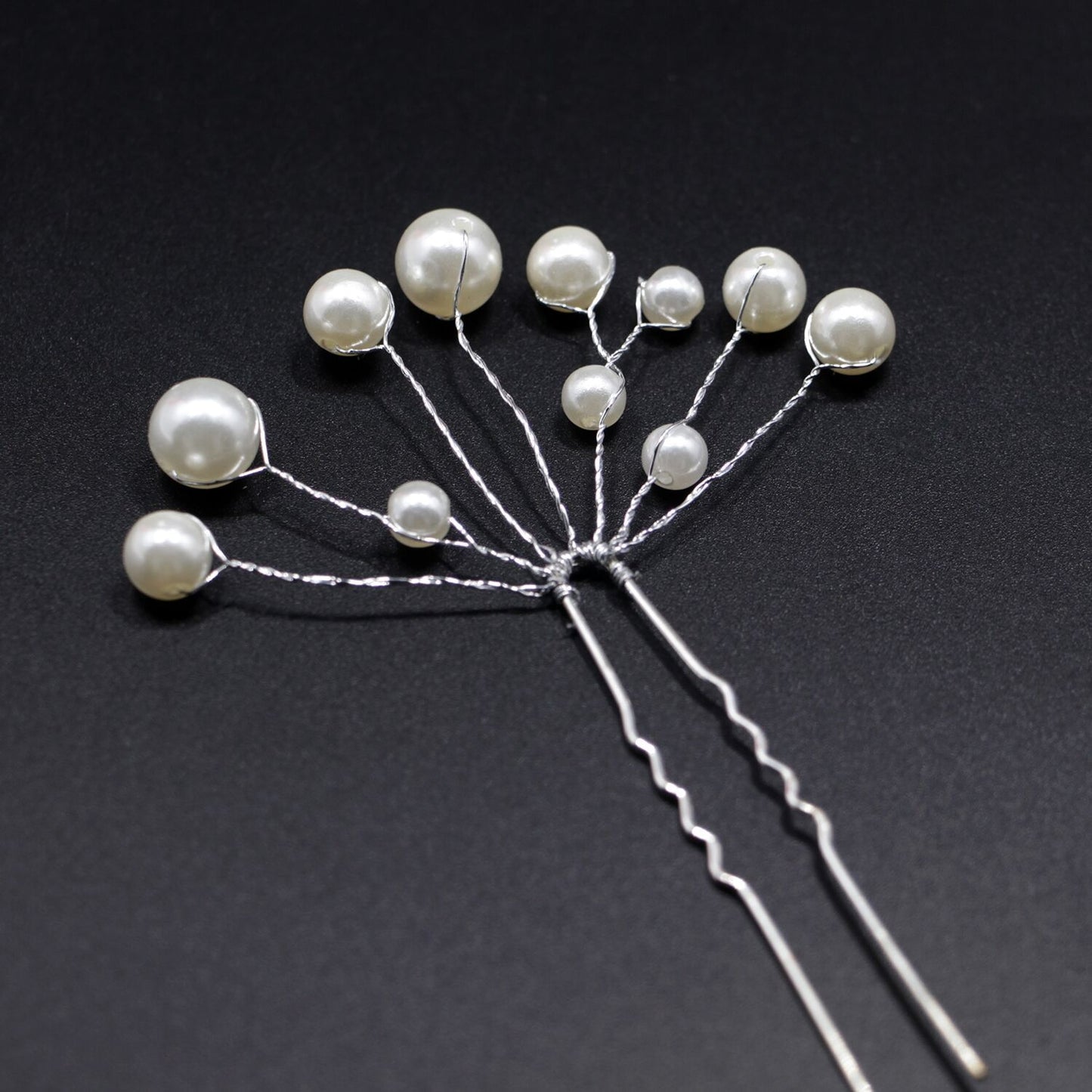 Gypsophila Pearl U-Shaped Hairpin Bridal Hair Accessories