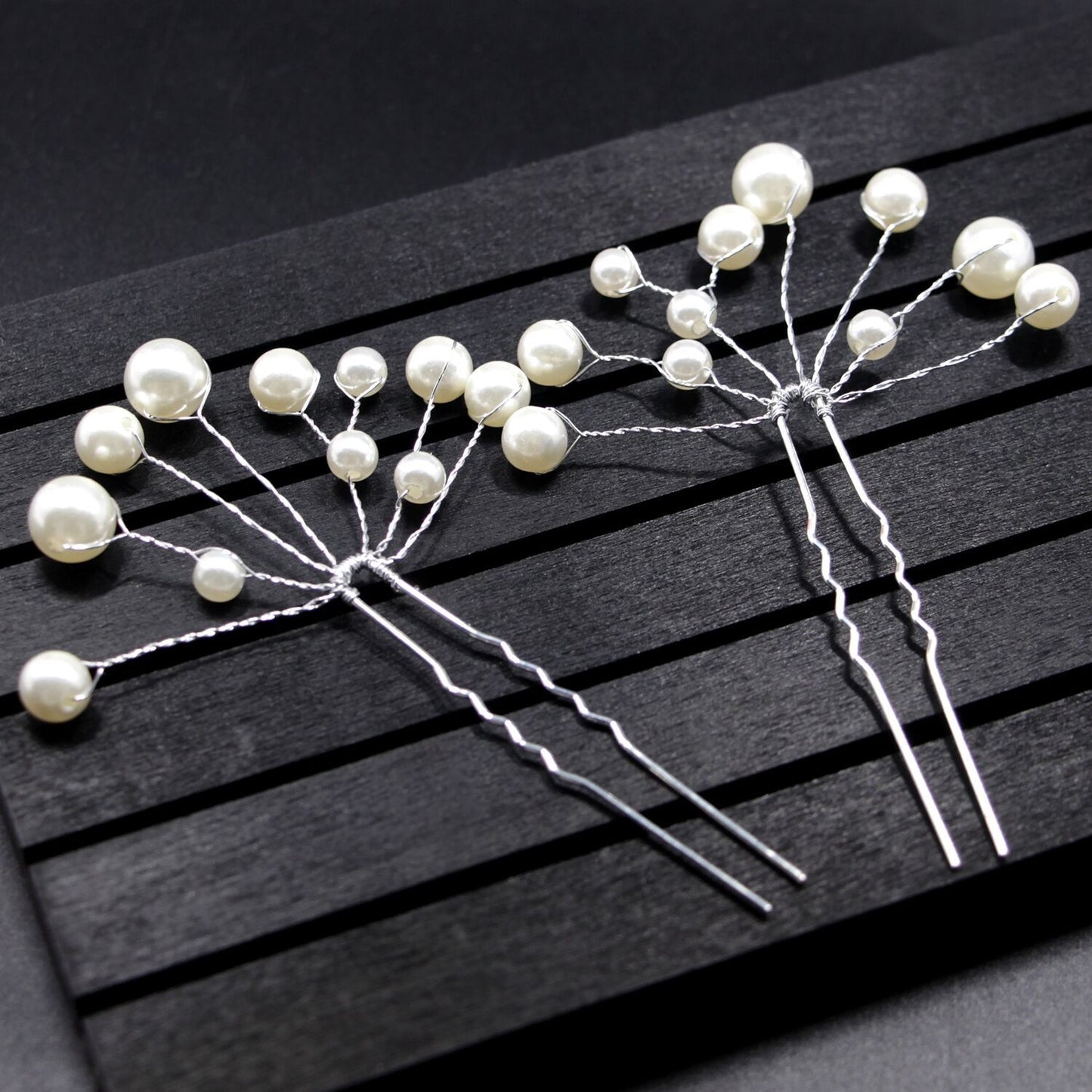 Gypsophila Pearl U-Shaped Hairpin Bridal Hair Accessories