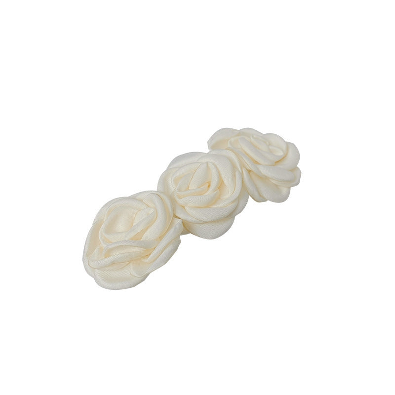 Camellia Flower Hair Clip - Elegant Korean Style Hair Accessory