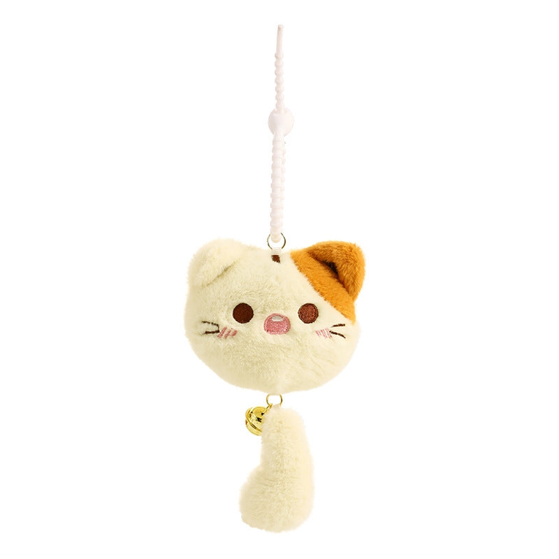 Cartoon Cat Plush Keychain Pendant for Bags and Gifts