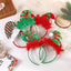 Cartoon Christmas Elf Plaid Headband for Kids Party