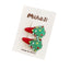 Cartoon Christmas Tree Santa Claus Snowflake Sequin Hair Clip Set for Kids